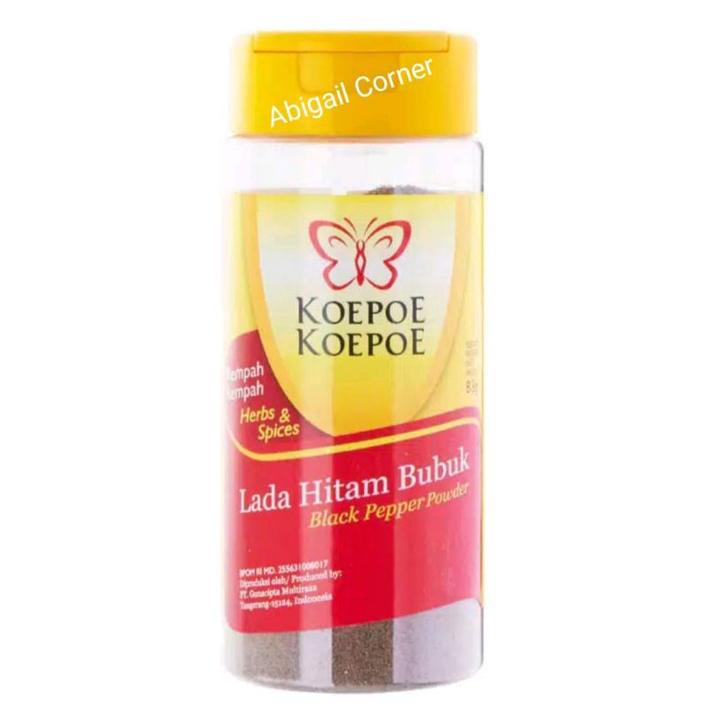 

Abigailcorner - Koepoe Koepoe | Lada Hitam Bubuk (83 gr) Besar