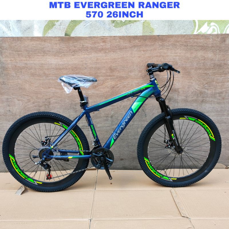 Sepeda Gunung Evergreen 570 VT 26Inch Hi-ten Stell