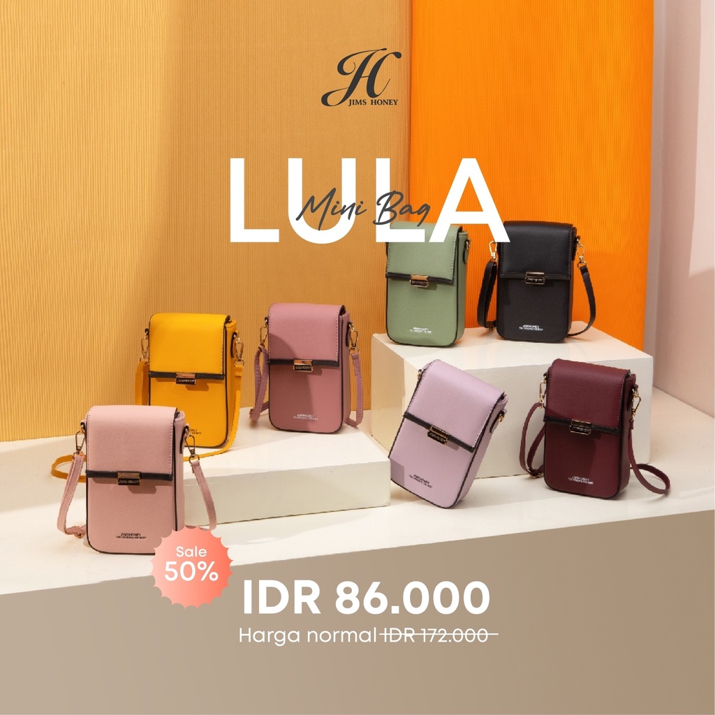 JIMS HONEY LULA MINI BAG Tas Selempang dan Pocket HP Wanita Slingbag Cewek Jimshoney Trendy Elegan