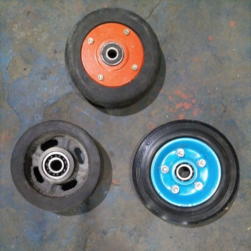 roda bantu gerobak mati ukuran 8 inci roda gerobak