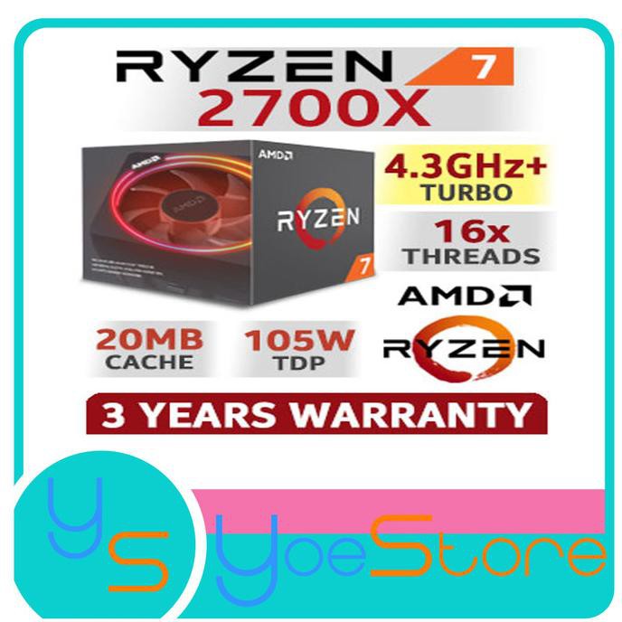 Terbaru Amd Ryzen 7 Pinnacle Ridge 2700X Box