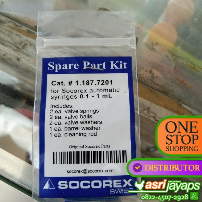 ] Sparepart Socorex/Socorek: Kit Alat Suntik 0.5 ml -1 ml Medion
