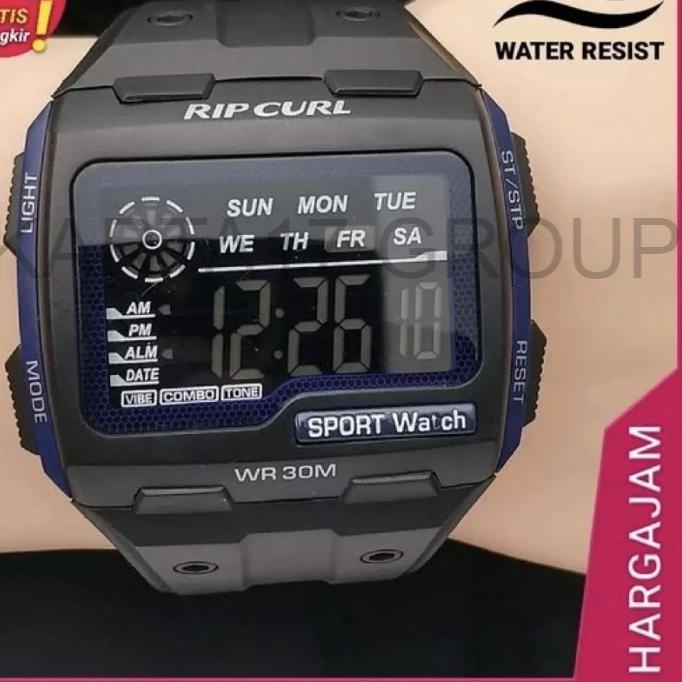 Jam Tangan Pria Sport Ripcurl Original Digital Tahan Air Bisa Cod