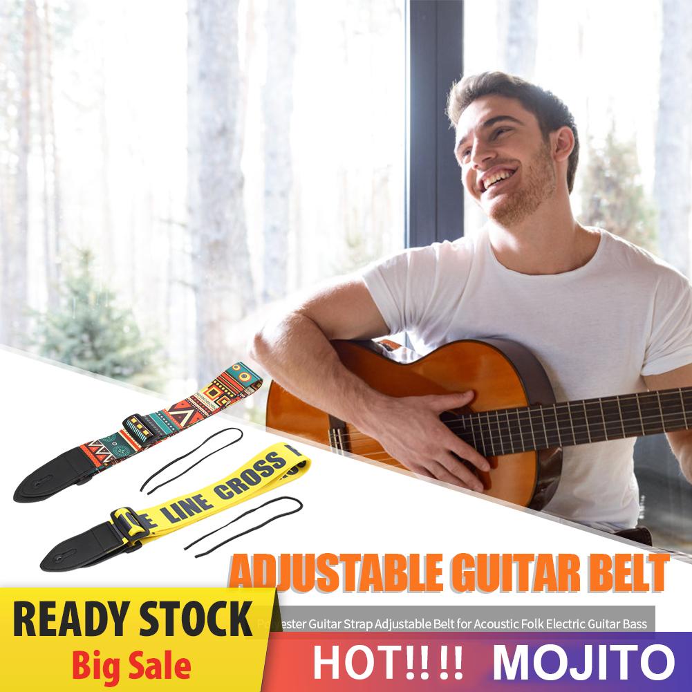 Strap Adjustable Untuk Gitar Akustik / Elektrik