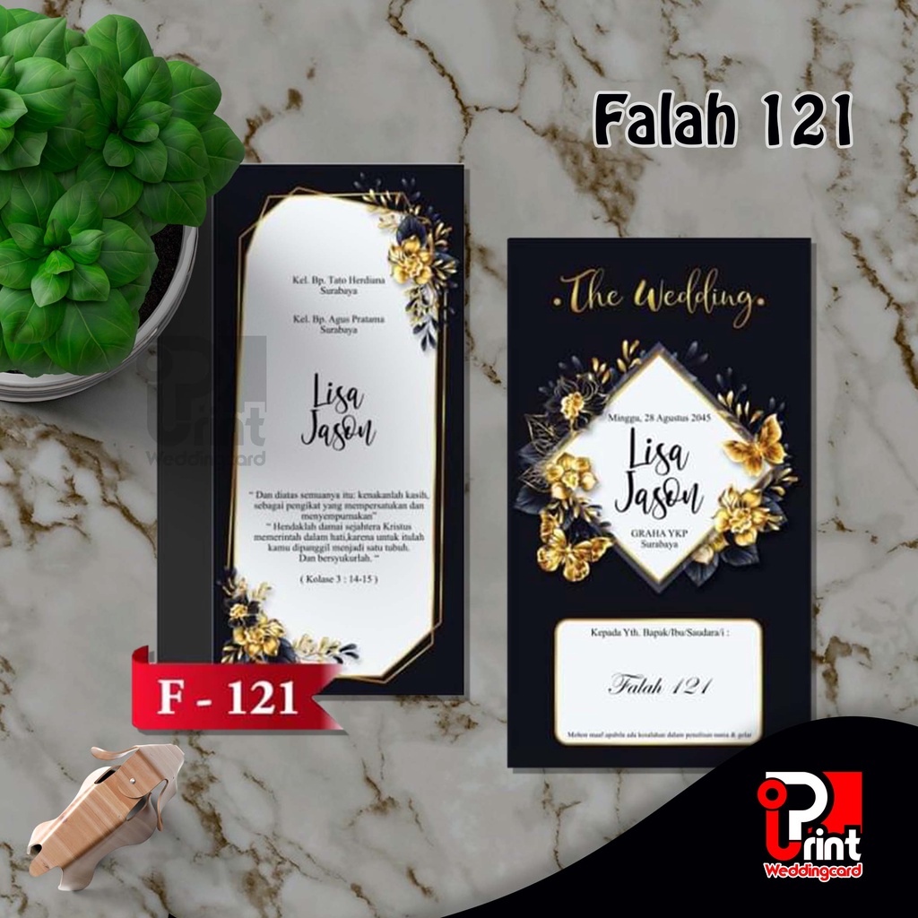 Jual Blangko Undangan falah 121 | Blangko Undangan | Undangan Murah