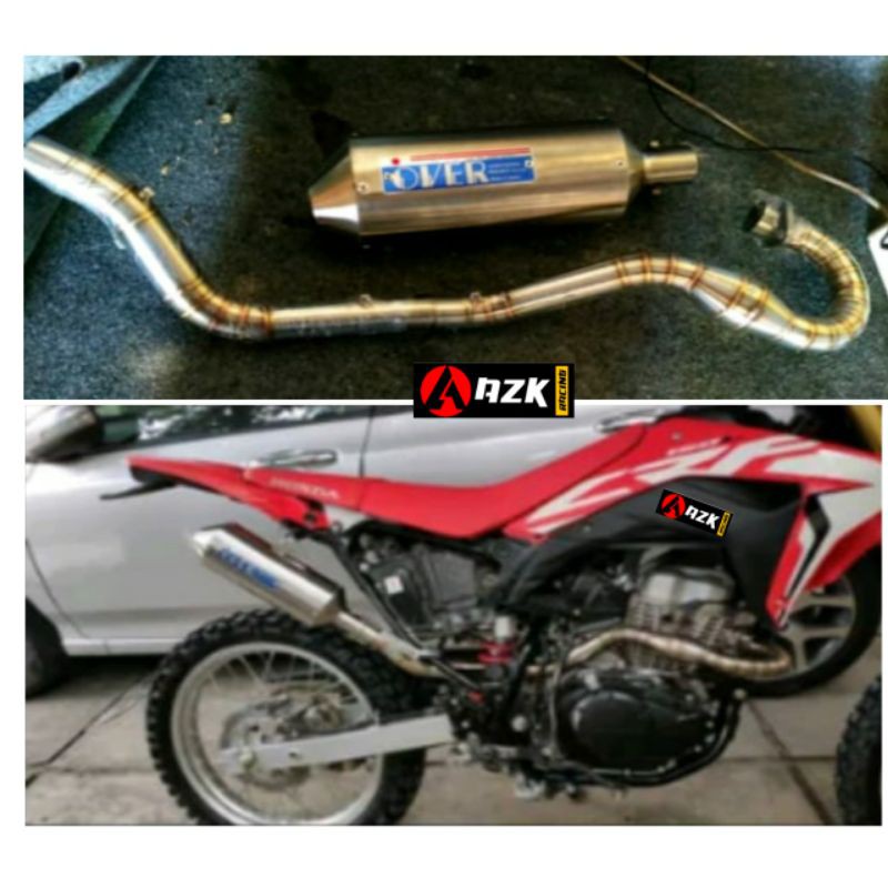 Knalpot OVER Crf 150L / CRF 150 L Full Stainless