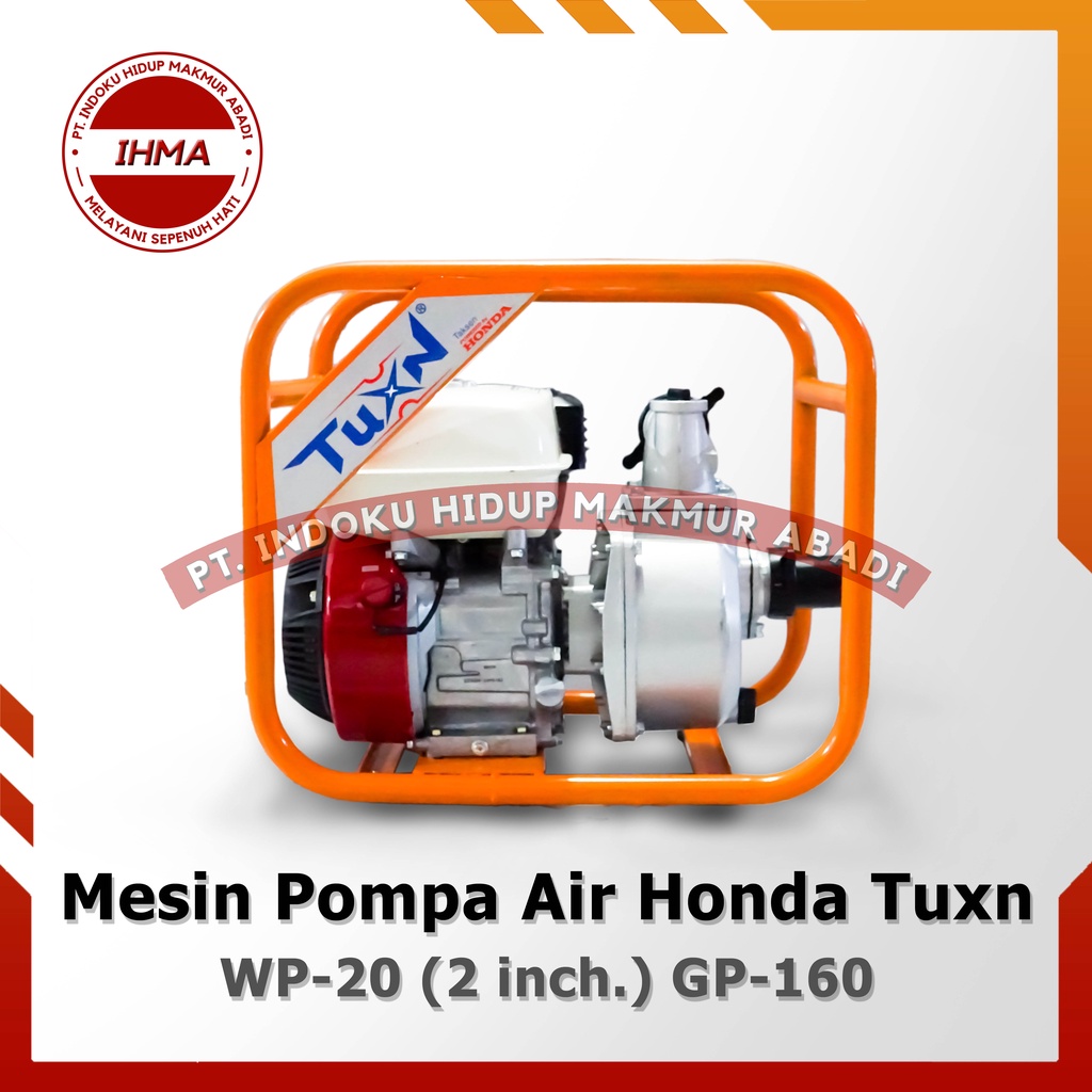 Mesin Pompa Air Honda Tuxn WP-20 (2 inch.) - Water Pump Honda GP-160