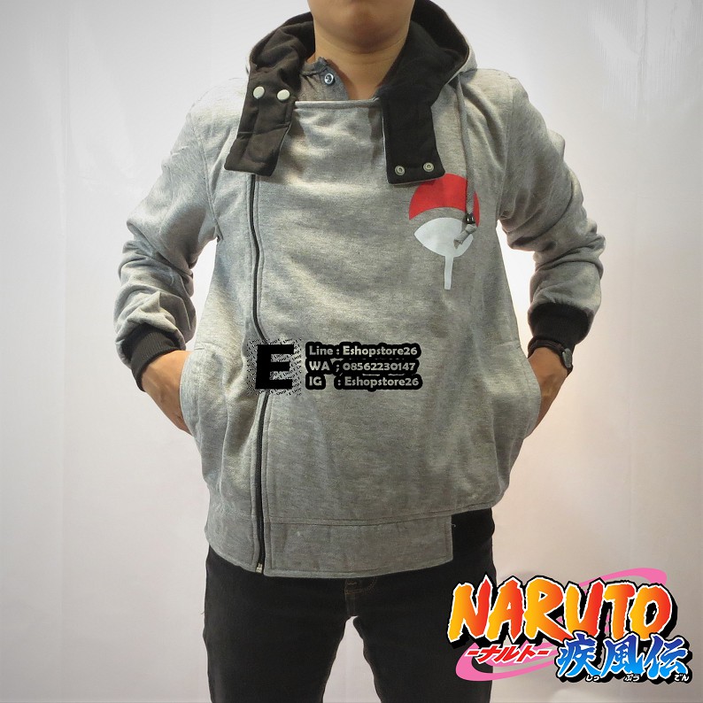 Jaket Naruto - Harakiri Naruto - Jaket Harakiri Anime Naruto Uchiha Clan 01