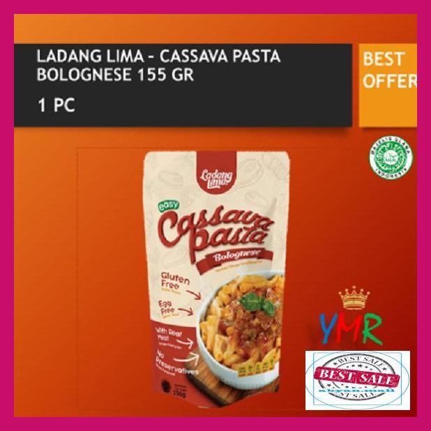 

68Ty8Yg- Ladang Lima Cassava Pasta Mac & Cheese/Pasta Fusili Singkong/115Gr - Bolognese 7Rtyr67-