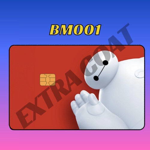 Geto card skin kartu atm sticker emoney BAYMAX