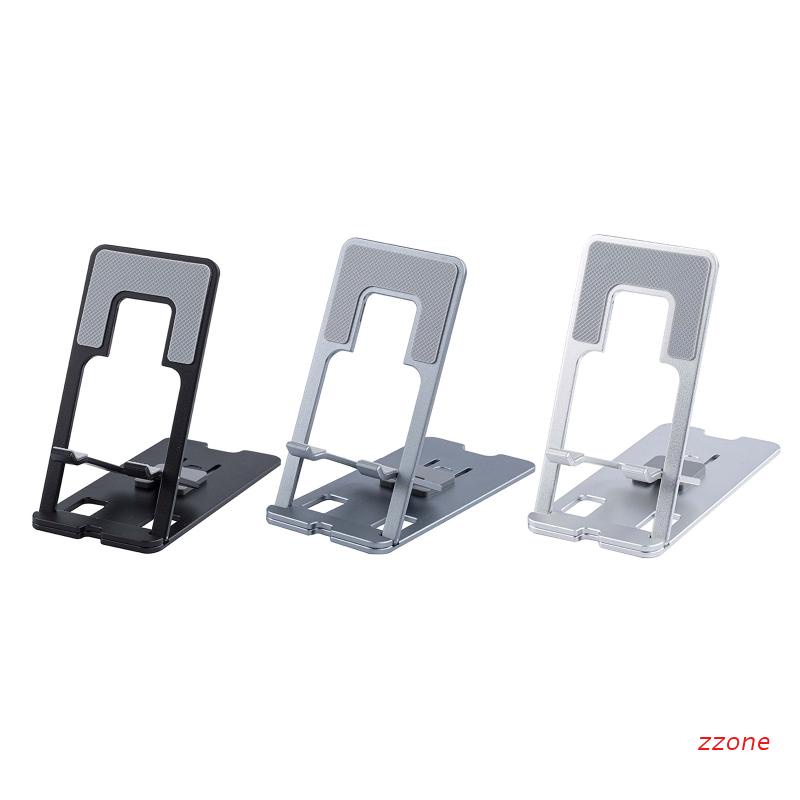 Zzz Stand Holder / Dudukan Smartphone / Tablet 4-8inci Bahan Aluminum Anti Korosi Portabel Tahan Lama Untuk Meja