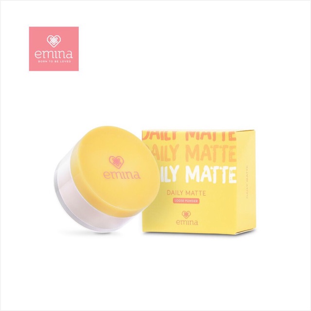 Emina Daily Matte Loose Powder | Face Powder | Bedak Tabur