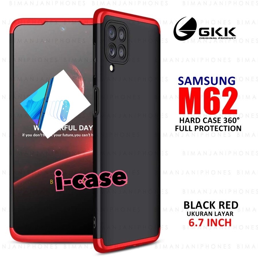Case Samsung M62 GKK 360 casing cover Hardcase ORI Galaxy m 62