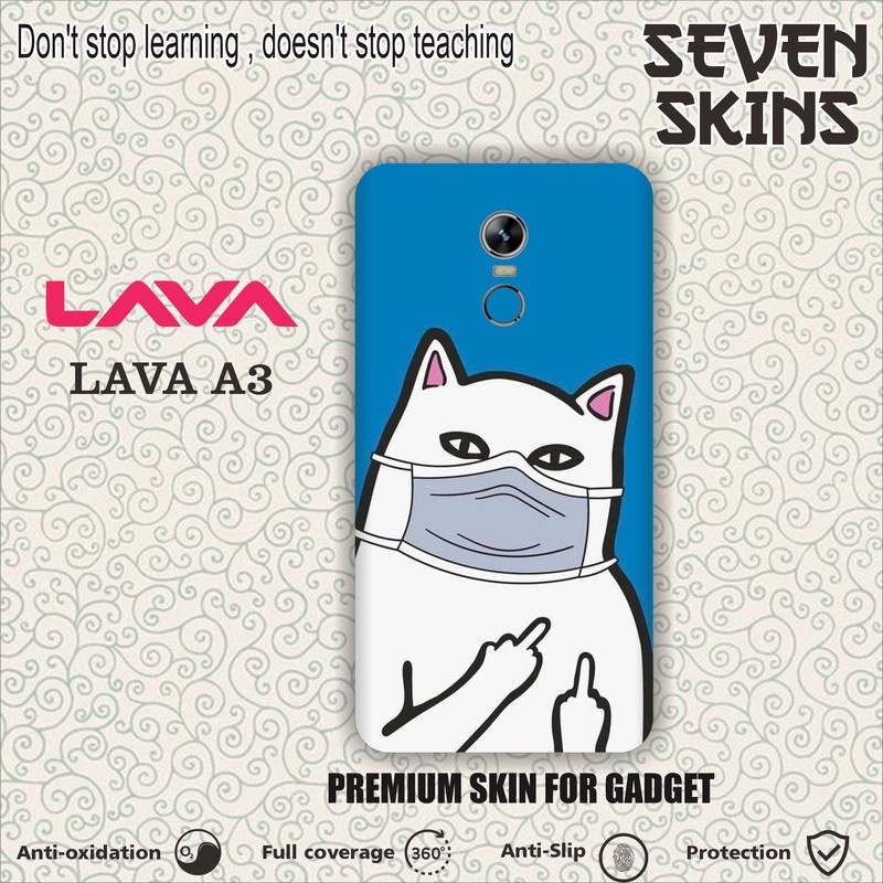 SKIN HANDPHONE LAVA A3 KUCING