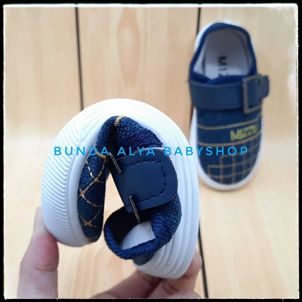 Sepatu Anak Laki Laki IMPORT 5 6 7 Tahun NAVY Alas Karet Anti Licin - Sepatu Anak Cowok Premium MIZZU Size 21 - 35