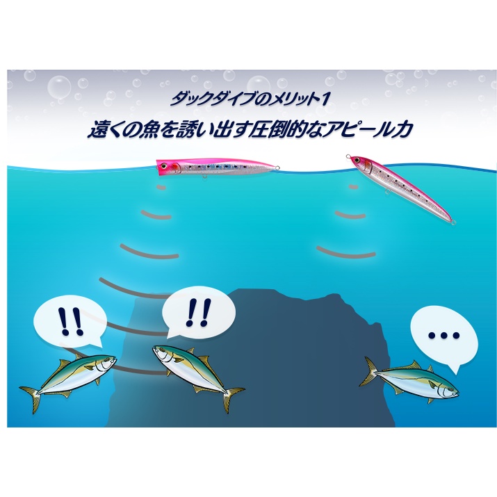 UMPAN PANCING | POPPER | MARIA DUCK DIVE F190