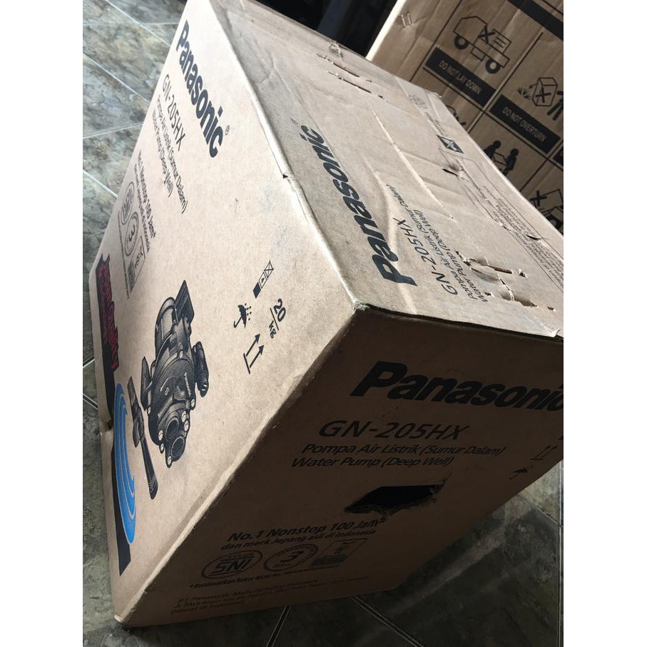 Pompa Air Listrik Sumur Dalam Panasonic Gn-205Hx Semi Jet Pump Laurusmart