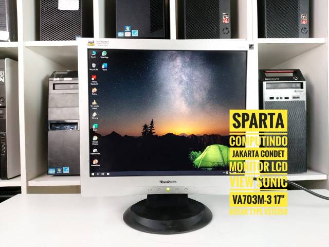 Monitor LCD View Sonic VA703M-3 17&quot; Kotak Type VS11359