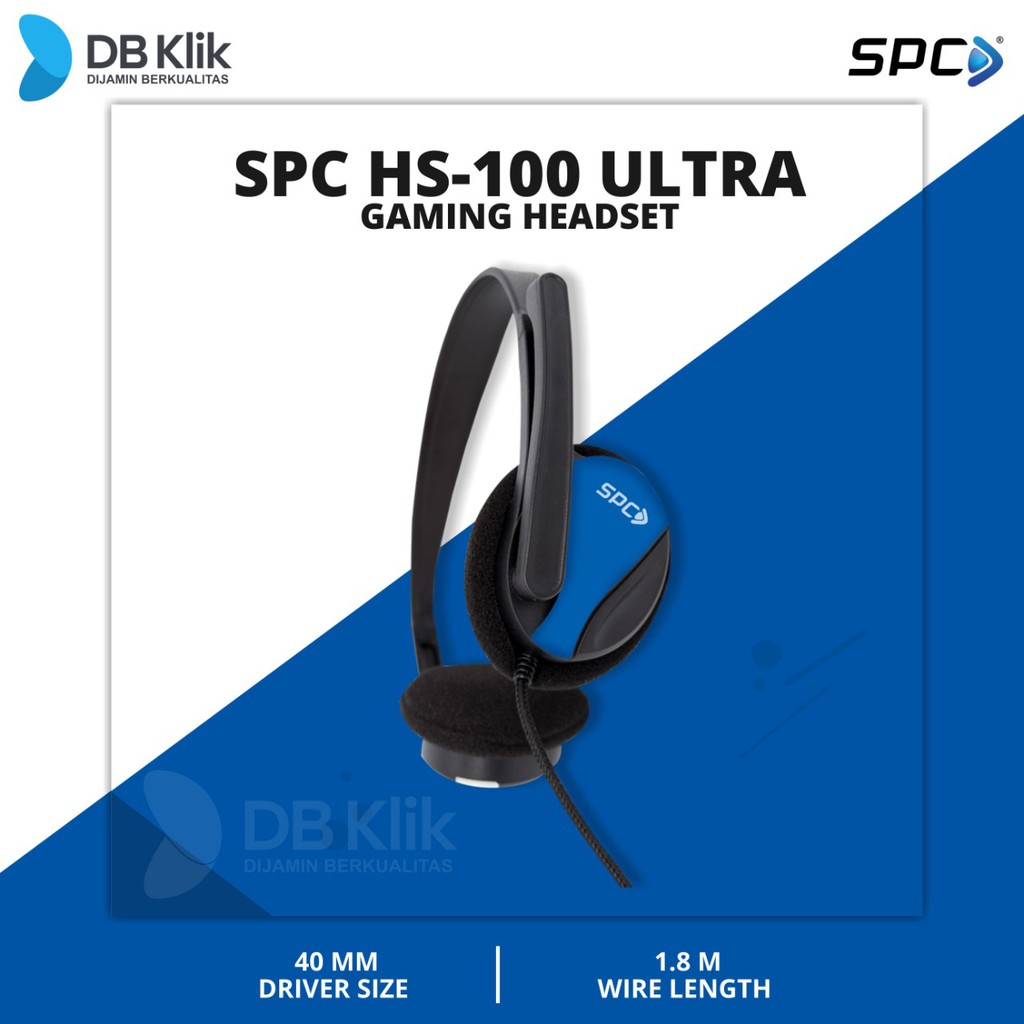 Headset SPC HS-100 Ultra Wired - SPC HS 100 Ultra Gaming Headset