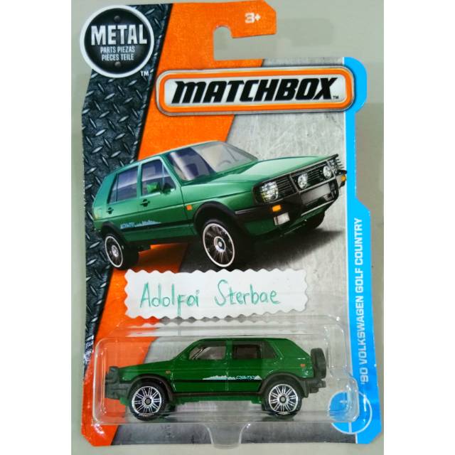 volkswagen golf matchbox