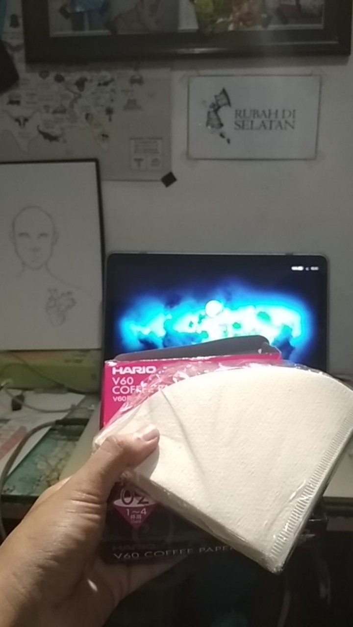 Hario V60 Paper Filter Vcf 02 / Kertas Saringan Kopi