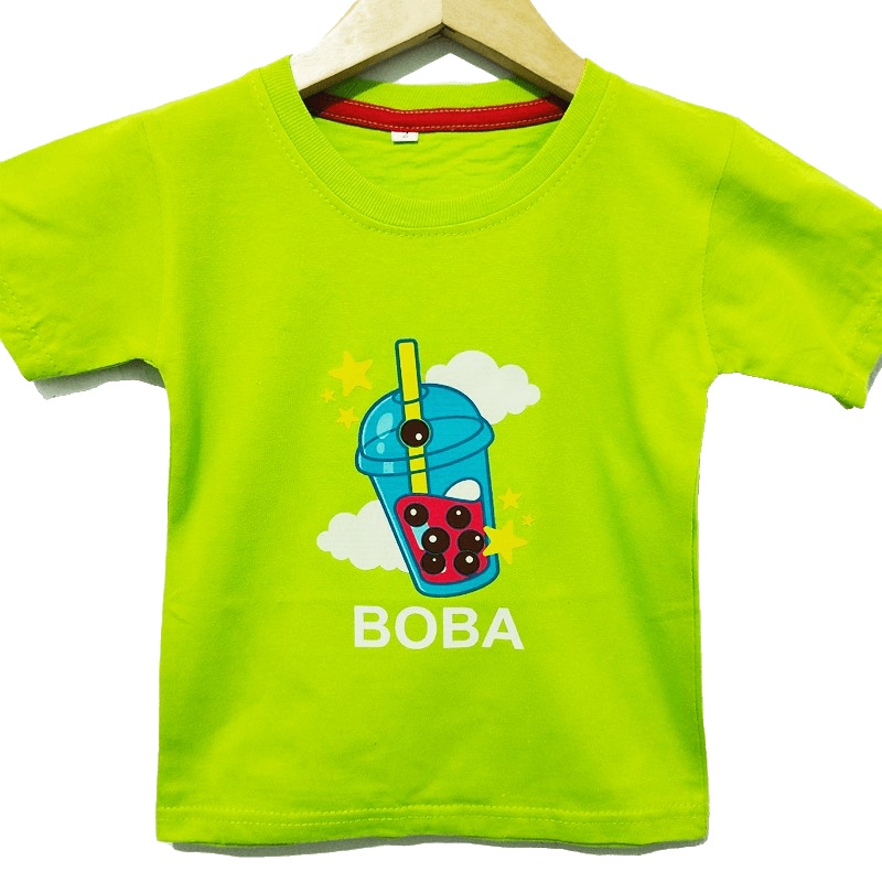 Kaos anak BOBA 4 warna