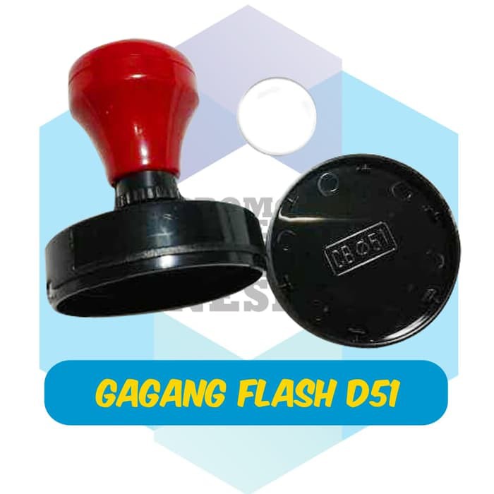 

gagang stempel flash ukuran Diameter 51 mm