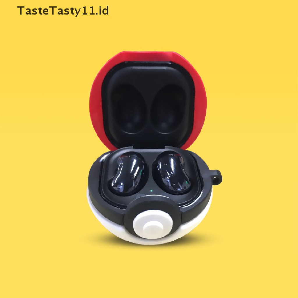 Case Pelindung earphone Desain pokemon ball Untuk Samsung Galaxy Buds Pro / live