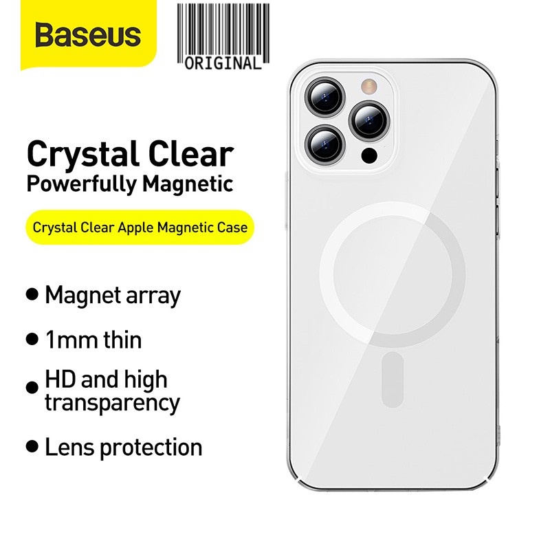 baseus case iphone 13 pro max   iphone 13 pro   iphone 13 magnetic apple magsafe compatible hardcase