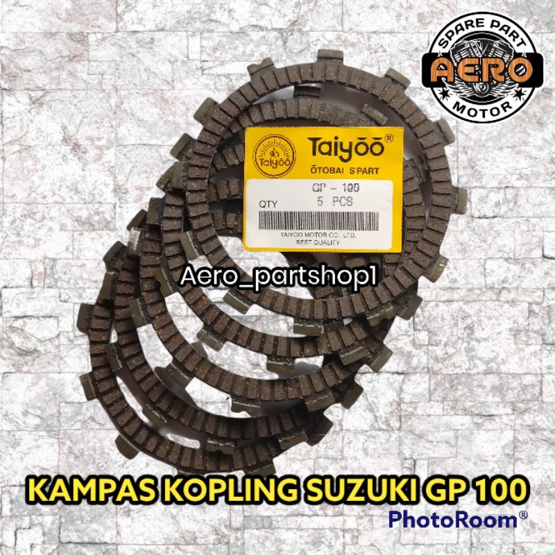 Kampas kopling plat kopling SUZUKI GP100/TRS merk TAIYOO