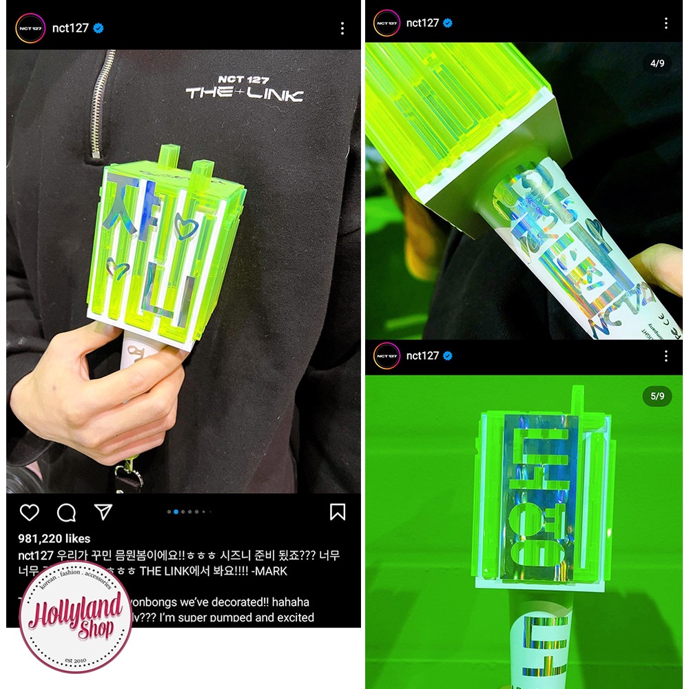

Sticker Hologram Deco Lightstick NCT 127 Member Hangeul (2pcs)