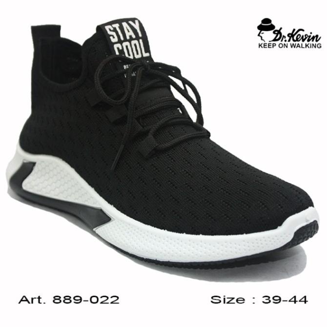 Dr. Kevin Sepatu Sport Pria Men Sneakers 889-022 - Hitam