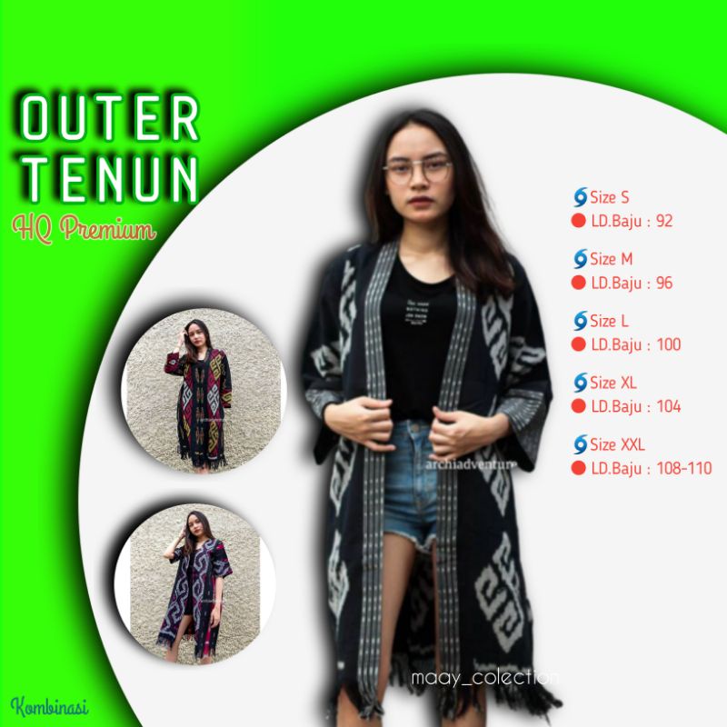 Outer Tenun Jepara Outer Tenun Blangket jepara Cardigan Wanita Tenun Jepara Sweater Wanita Tenun Jep