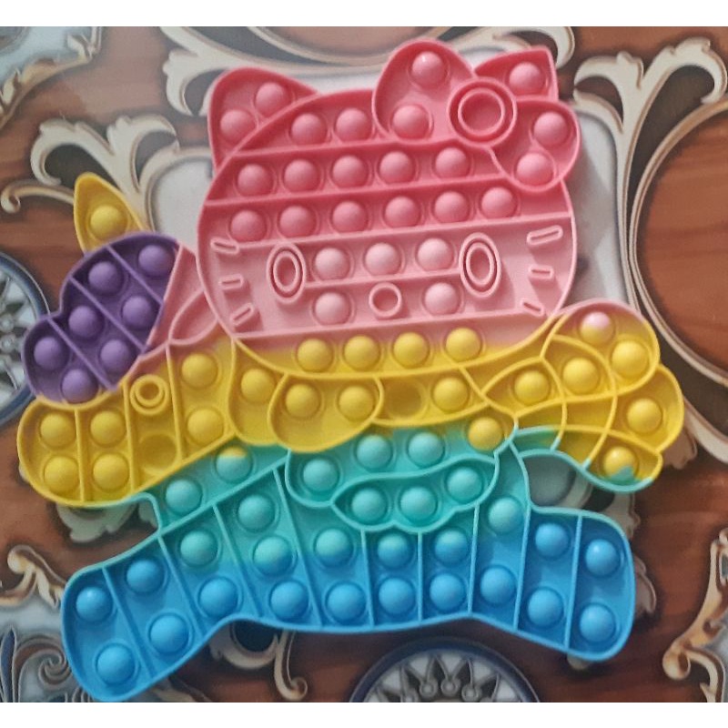 pop it jumbo hello kitty rainbow