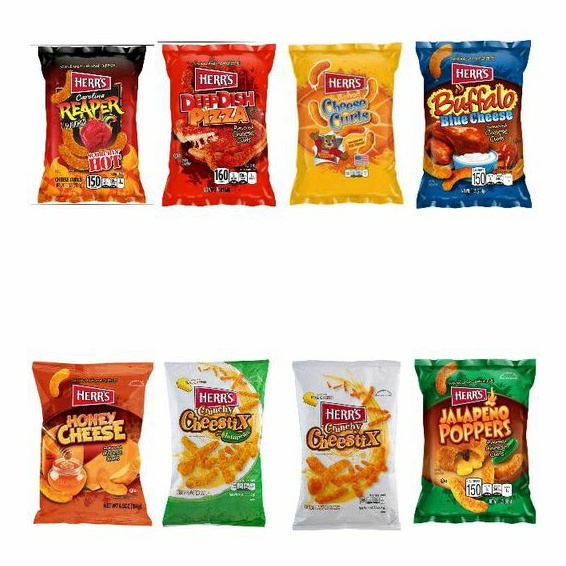 

HERR'S CHEESE CURLS | HERRS SNACK IMPORT USA