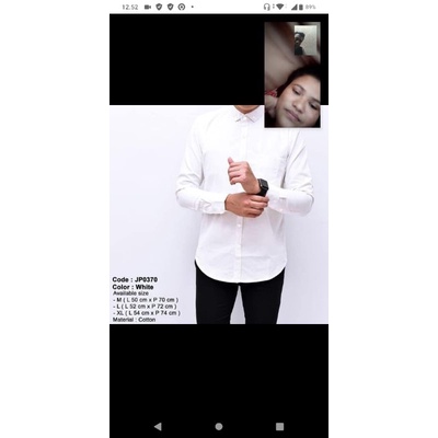 kemeja polos pria lengan panjang | kemeja kerja pria | kemeja kantor | kemeja formal pria | kemeja putih pria