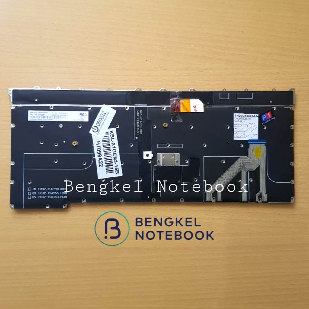 Keyboard Lenovo X1 Carbon Gen 3 3rd Gen3 01YQ389 20BS 20BT MQ6-84US 2014 2015 TP00061B