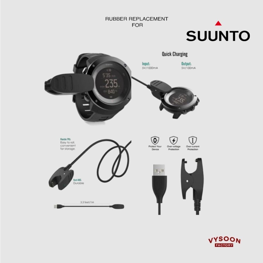 Kabel Data / Kabel Charger Suunto 3 Fitness Suunto 5 Spartan Original