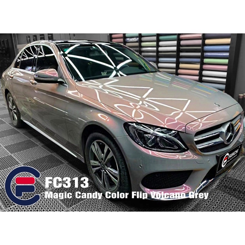 Sticker Mobil Magic Candy Color Flip Volcano GREY Merk FANCHI UK.1.52M X 18M/ROLL (STICKER NO.1)