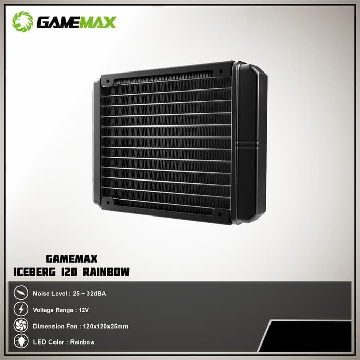 Gamemax ICEBERG 120 Rainbow ARGB Water Cooling System