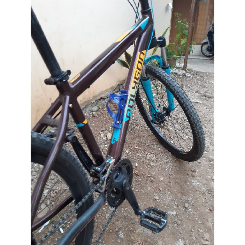 sepeda polygon M5 upgrade