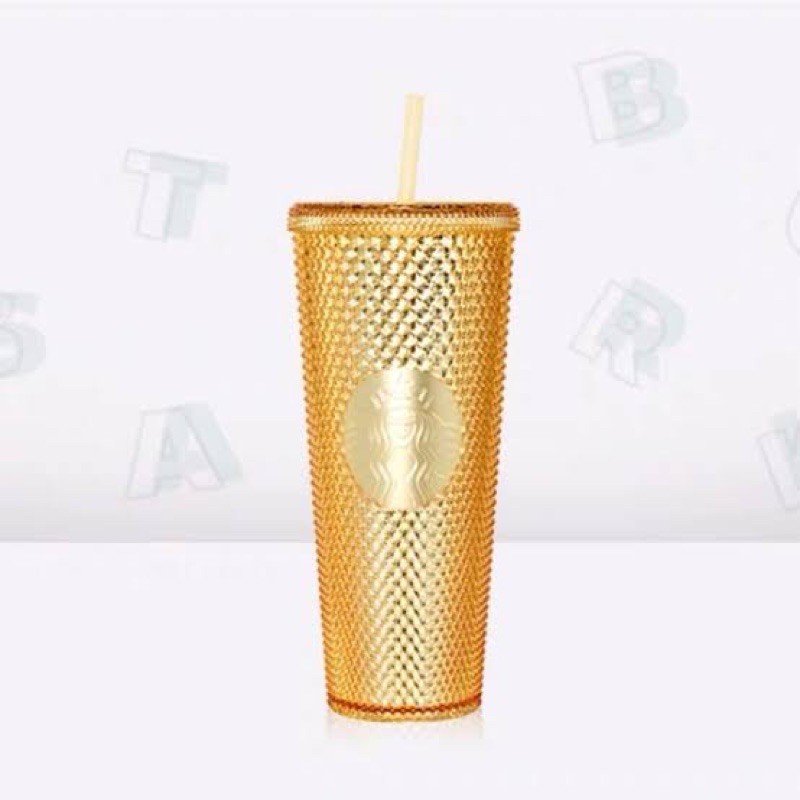 Starbucks Bling Cup Studded Gold