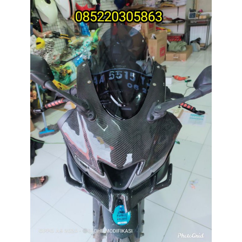 FRAME HEADLAMP R15 V3 CARBON KEVLAR DAN FORGED