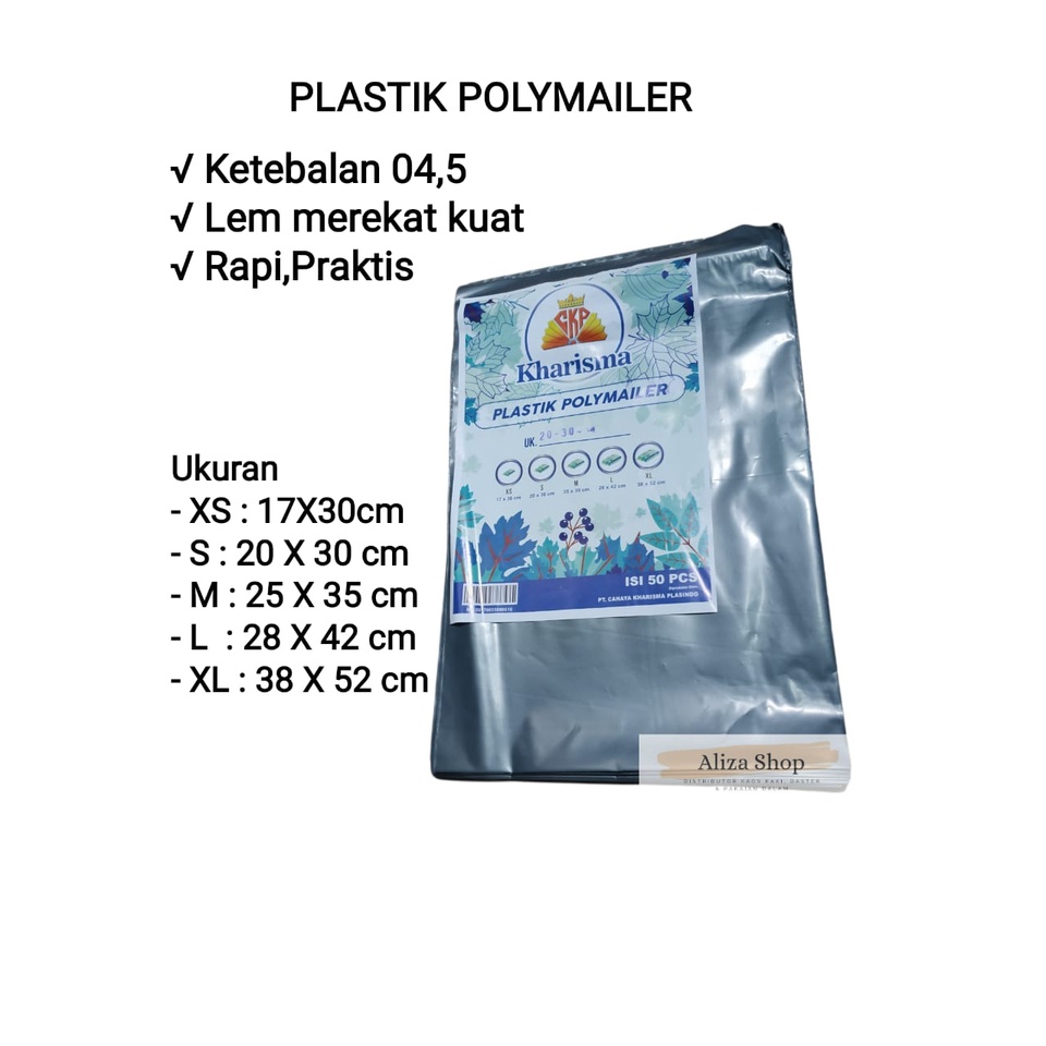 Plastik Packing Polymailer Kuat  Elastis Praktis Isi 50 Lembar dan 25 Lembar