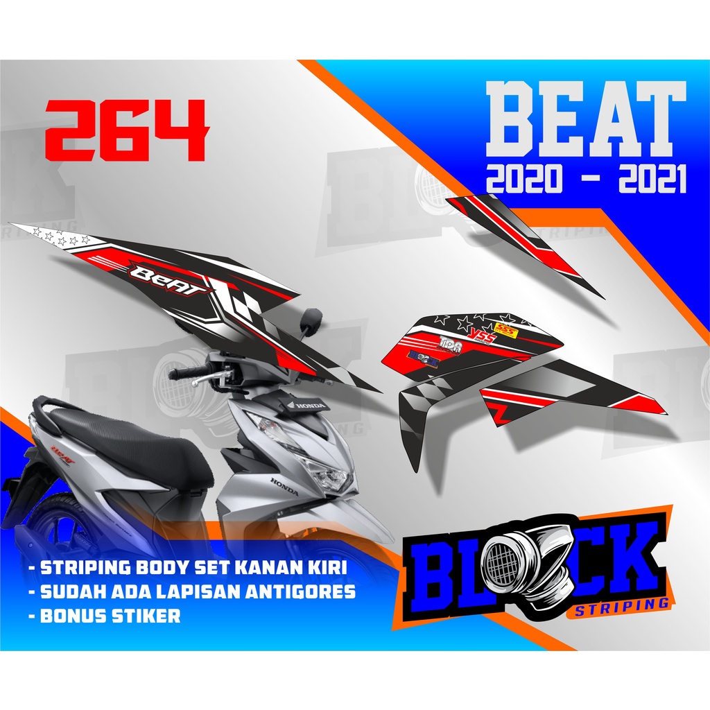STRIPING BEAT DELUXE 2020 STIKER BEAT 2020 BEAT STREET