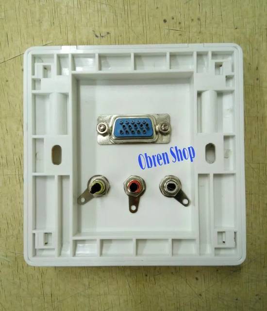 Faceplate VGA &amp; AV