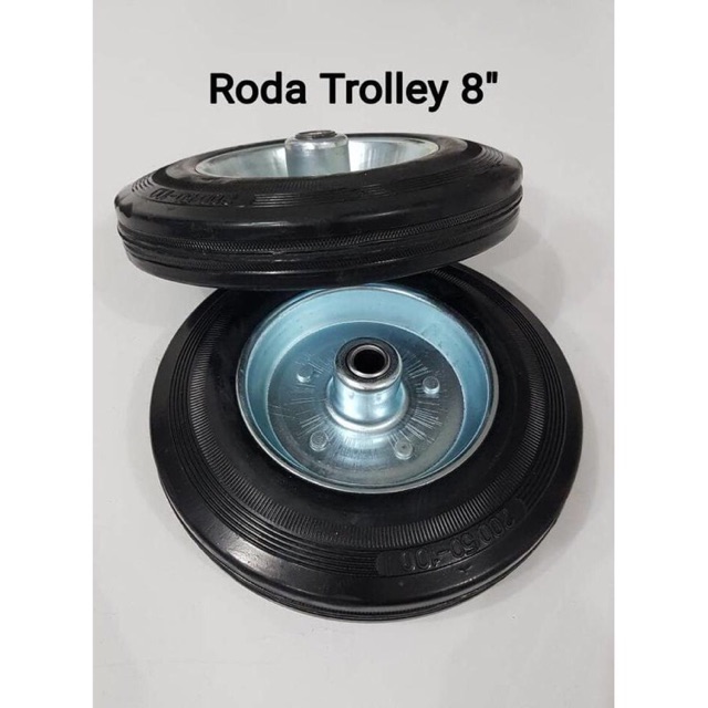 Roda Karet Only 8 Inch Roda Troli 8 Inch