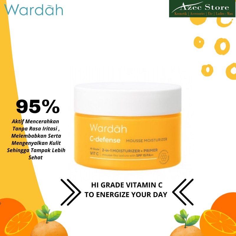 Wardah C-Defense Mousse Moisturizer 30gr