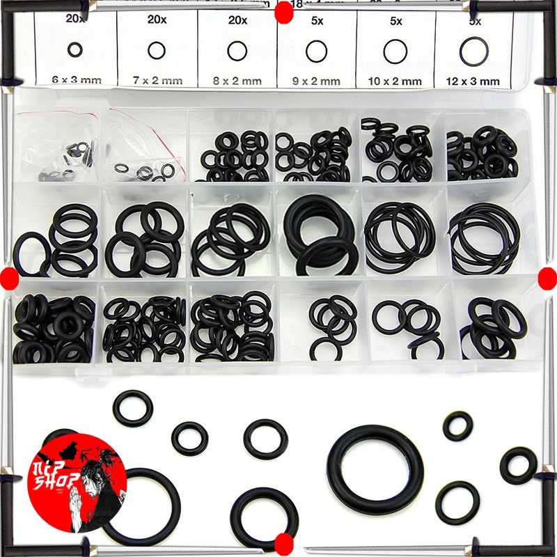 Karet Rubber O Ring Seal Tightening 225 PCS