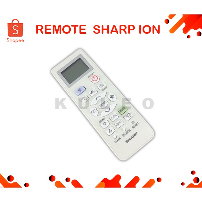 Remote AC Sharp Ion Plasmacluster - REMOTE AC SHARP - remote sharp ion